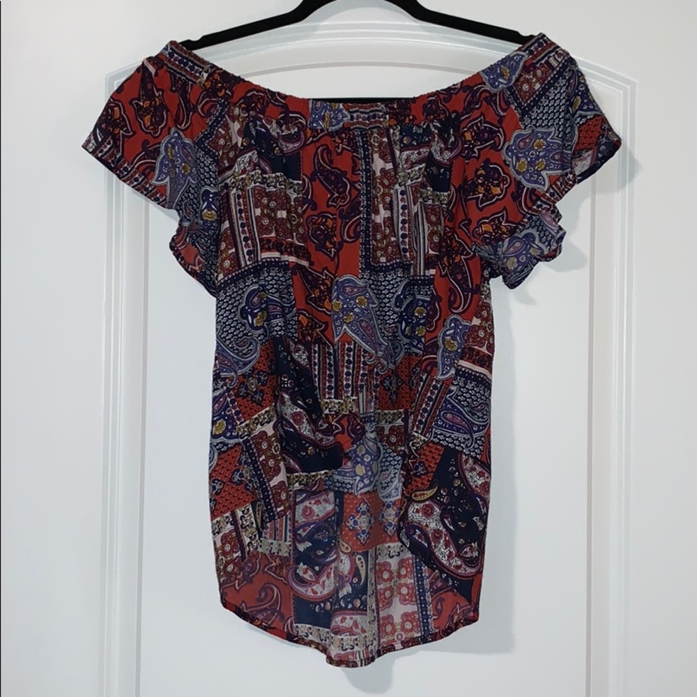 Off the shoulder blouse